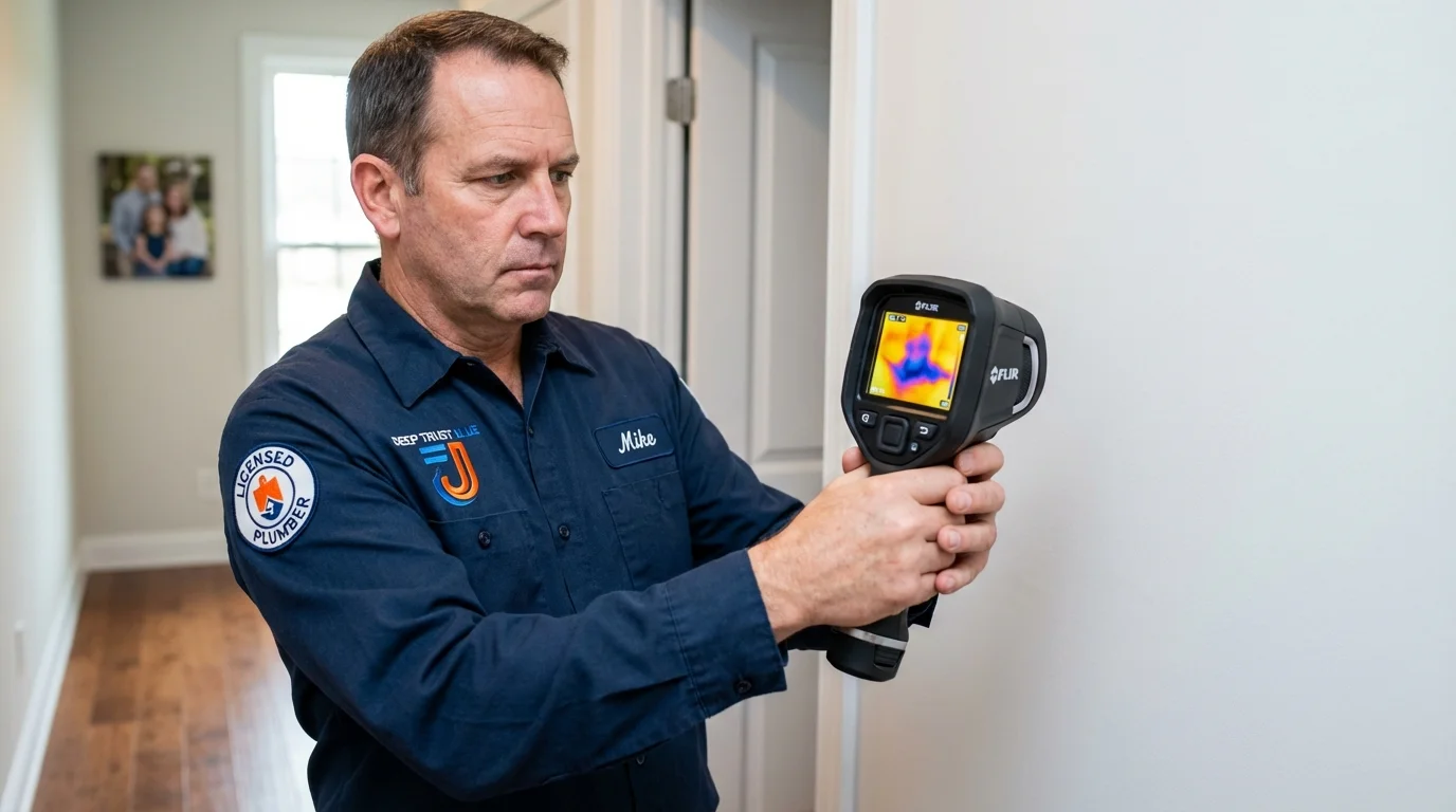Thermal imaging leak detection by Johns Plumbing LLC in Bentonville